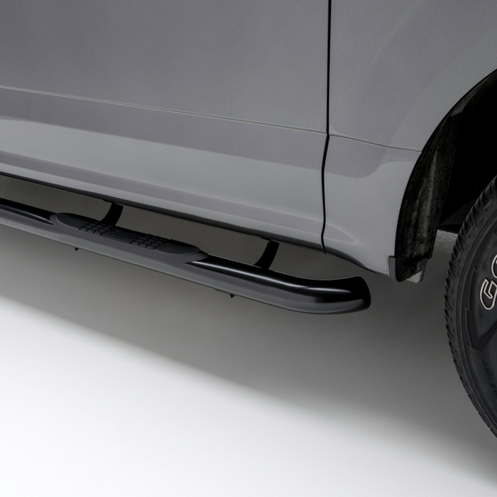 ARIES 3" Round Black Steel Step Nerf Bars Model 204012