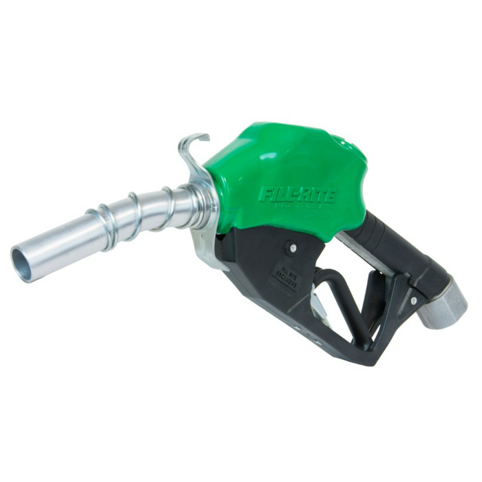 Fill-Rite 1" Automatic Diesel Spout Nozzle Assembly Green Cover Model N100DAU12G