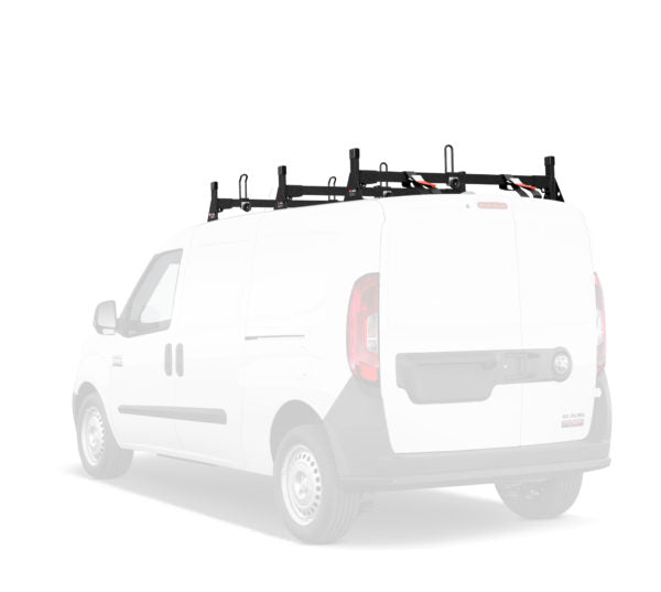 Vantech 3-Bar Black Steel Bolt-On Ladder Rack System RAM ProMaster Cit ...