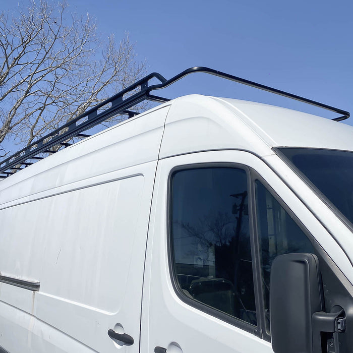 Vantech Black Aluminum Cargo Rack System Mercedes Sprinter 2007-curren ...