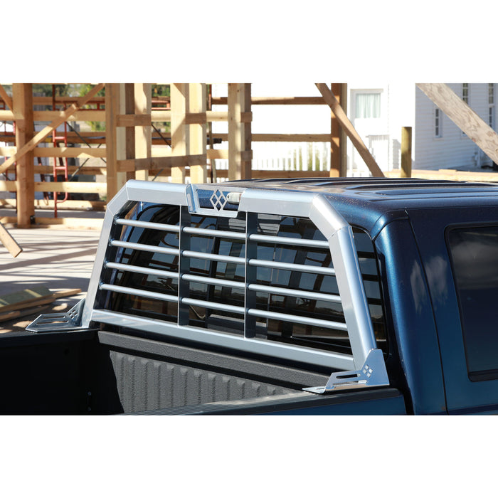 Merritt Aluminum Headache Rack Horizontal Bar Cab High Select Chevy GMC 1500