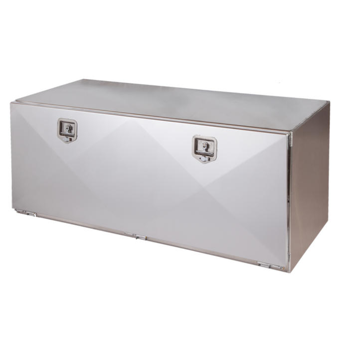 Merritt Underbody Tool Box 18X23-3/16X60 Diamond Plate Single Door S-Series 3614