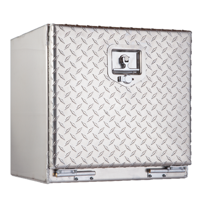 Merritt Underbody Tool Box 18"H x 17-3/16"D x 48"L Diamond Plate Double Door S-Series 3584