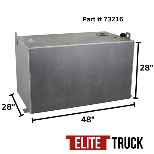 RDS 90 Gallon Vertical Transfer Tank Bright Aluminum 60X14X26 (73200) –  Truck Master Parts