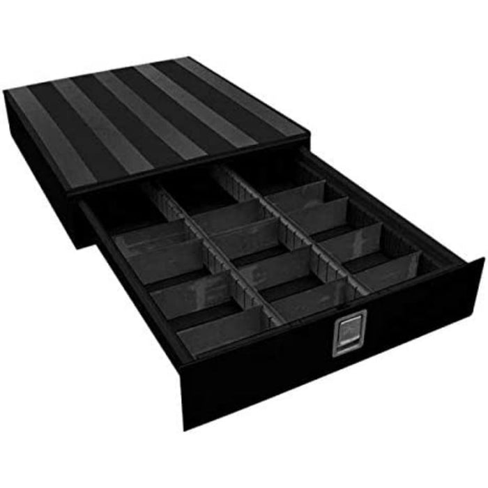 RKI Floor Drawer 40x12x48 14 Gauge Black Steel Model # FD401048B