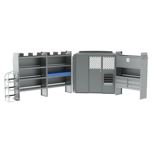 Holman HVAC Van Package 60" H Shelves Mercedes Sprinter 144" WB Standard Roof Model 45SPL