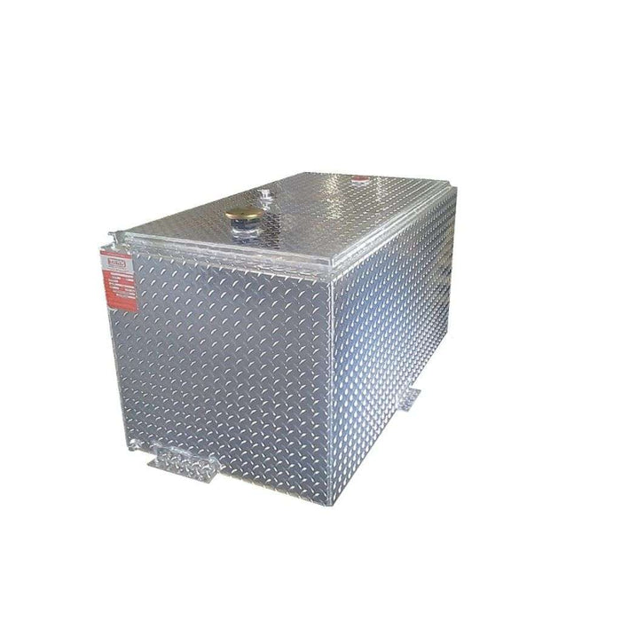 ATI 110 Gallon Rectangle Double Wall Transfer Tank Bright Aluminum Mod ...