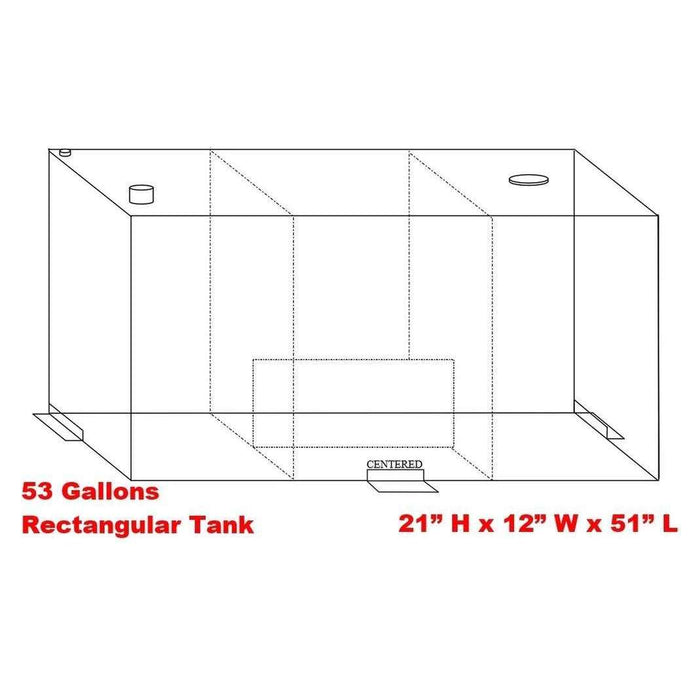 ATTA 53 gallon Rectangular Transfer Tank AT53RTF