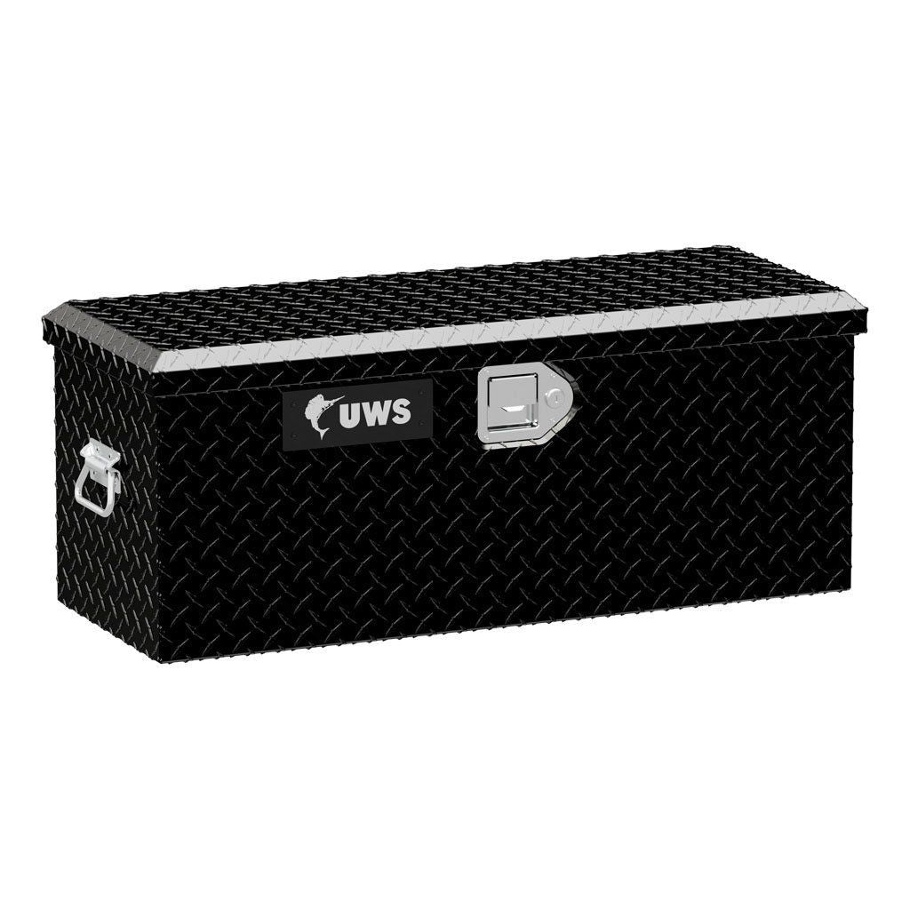 UWS Gloss Black Aluminum ATV Tool Box (LTL Shipping Only) Model ATV-BL ...