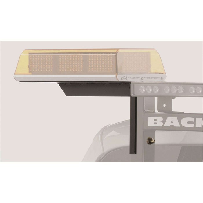 Backrack Light Brkt 16''X7'' Rectangular Base Drivers/Passenger Side Fasteners Incld