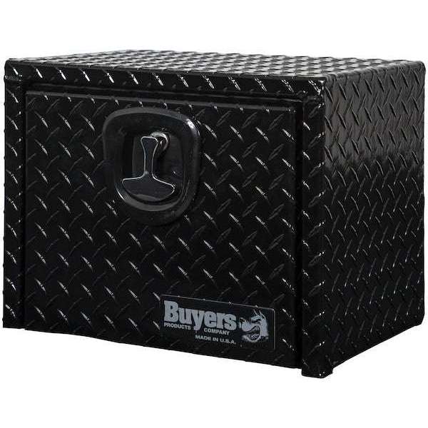 Buyers Products 14x12x18 Inch Black Diamond Tread Aluminum Underbody Truck Box 1725149