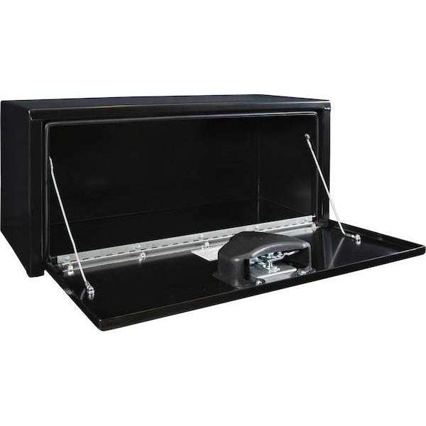 Buyers Products 14x12x30 Inch Black Steel Underbody Truck Box with T-Handle 1703353