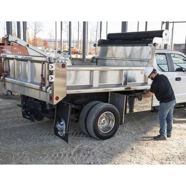 Buyers Products 14x16x24 Inch Black Steel Underbody Truck Box With Stainless Steel Door 1703700