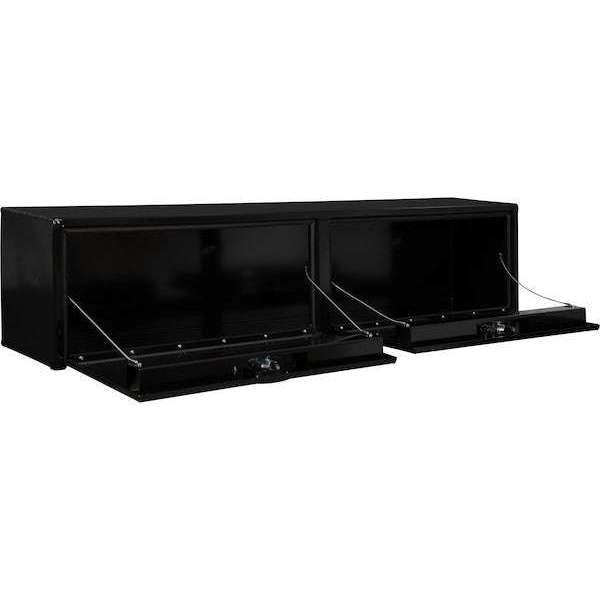 Buyers Products 16x13x72 Inch Black Smooth Aluminum Top Mount Truck Box 1752151