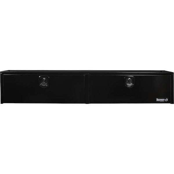 Buyers Products 16x13x88 Inch Black Smooth Aluminum Top Mount Truck Box 1752156