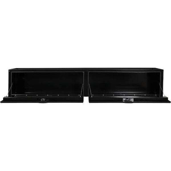 Buyers Products 16x13x88 Inch Black Smooth Aluminum Top Mount Truck Box 1752156