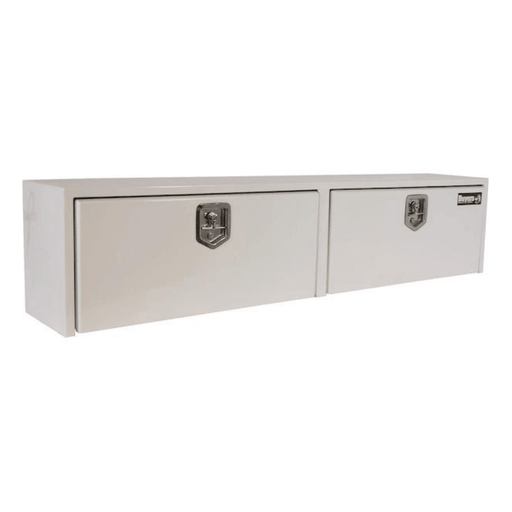 Buyers Products 16 in. x 13 in. x 88 in. White Steel Topsider Truck Box