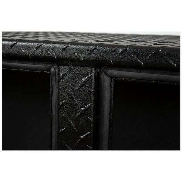 Buyers Products 16x13x88 Textured Matte Black Diamond Tread Aluminum Top Mount Truck Box Model 1722556