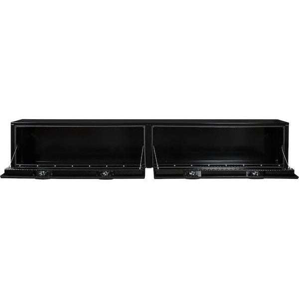 Buyers Products 16x13x96 Inch Black Smooth Aluminum Top Mount Truck Box 1752161