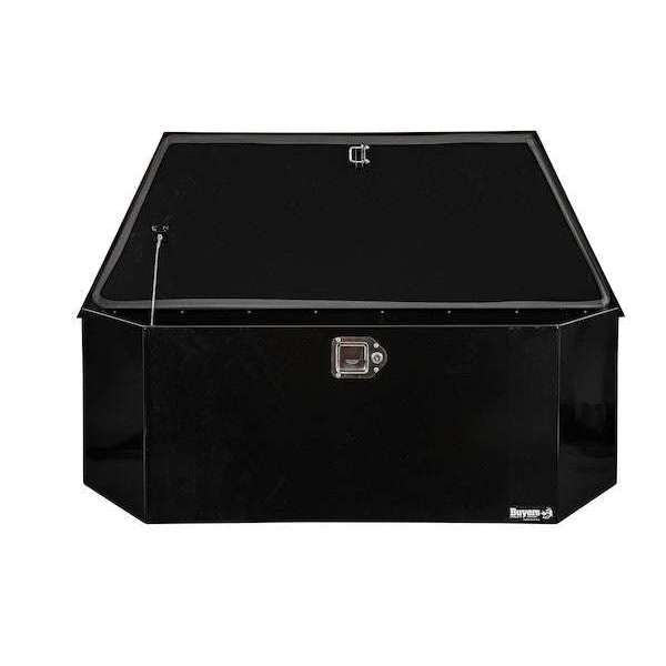 Buyers Products 16x16x49/37 Inch Black Steel Trailer Tongue Truck Box 1701285