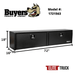 Buyers Products 18x16x72 Inch Black Diamond Tread Aluminum Top Mount Truck Box 1721563 Dimensions