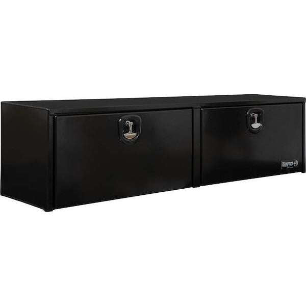 Buyers Products 18x16x72 Inch Gloss Black Smooth Aluminum Top Mount Tr ...