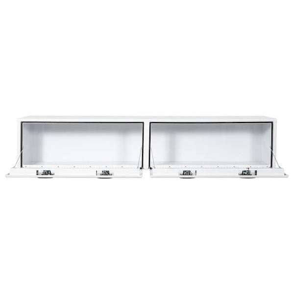 Buyers Products 18x16x96 Inch White Smooth Aluminum Top Mount Truck Box 1753168