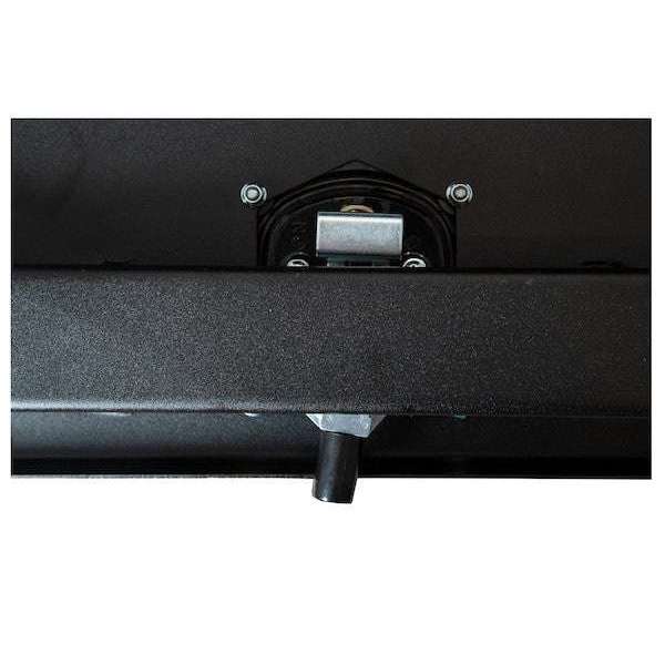 Buyers Products 24x24x24 Inch Textured Matte Black Steel Underbody Truck Box With 3-Point Latch Model 1734500