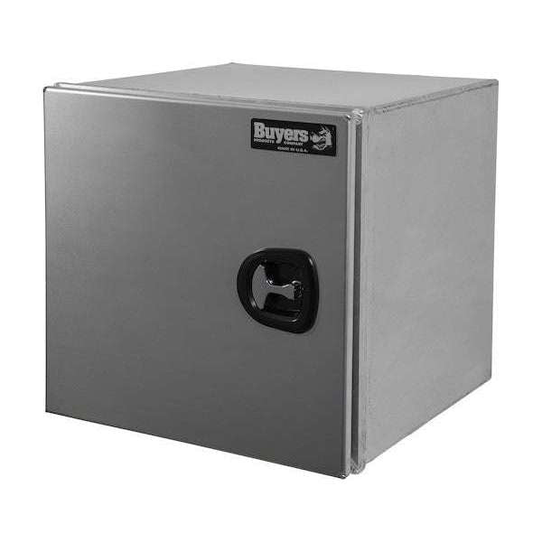 Buyers Products 18x18x24 Inch Pro Series Smooth Aluminum Underbody Truck Box - Single Barn Door, Compression Latch 1705401