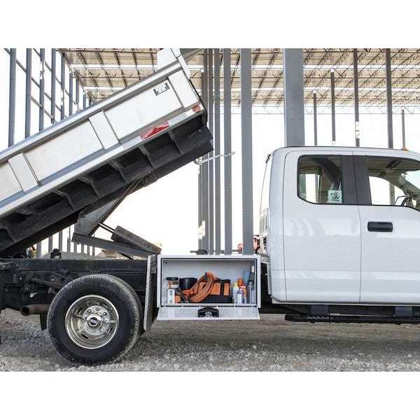 Buyers Products 18x18x30 Inch White Steel Underbody Truck Box 1702403