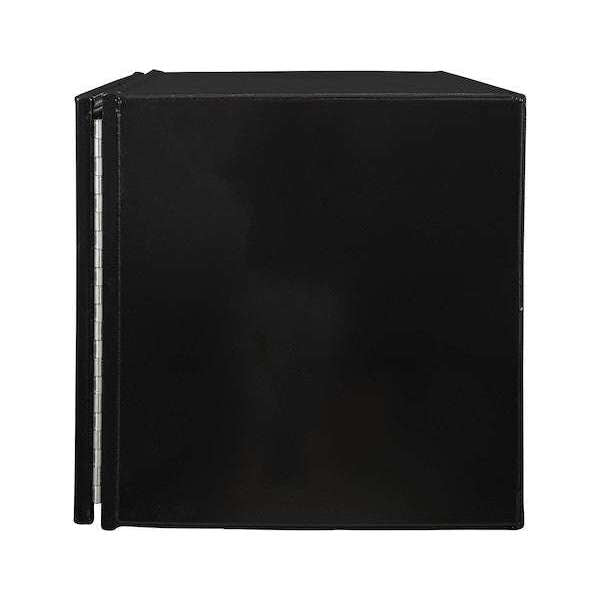 Buyers Products 18x18x30 Inch Pro Series Black Smooth Aluminum Underbody Truck Box with Barn Door - Double Barn Door, 3-point Compression Latch 1705903