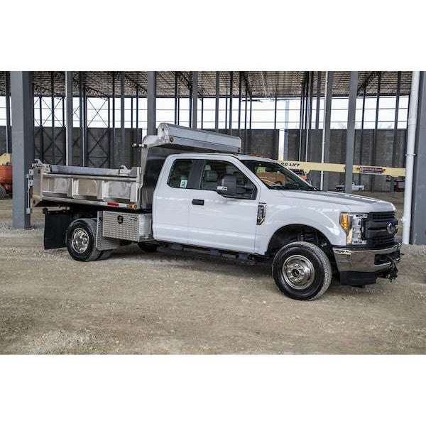 Buyers Products 18x18x48 Inch Diamond Tread Aluminum Underbody Truck Box with 3-Point Latch Model 1735110