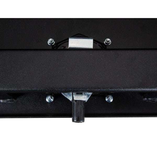 Buyers Products 18x18x36 Inch Textured Matte Black Steel Underbody Truck Box with 3-Point Latch 1732505