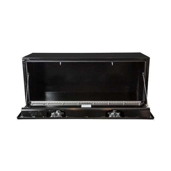 Buyers Products 18x18x48 Inch Black Steel Underbody Truck Box With Paddle Latch 1702110