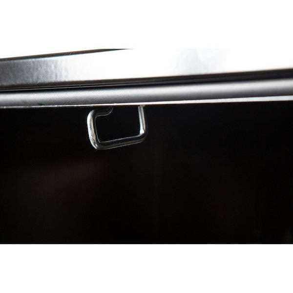 Buyers Products 18x18x48 Inch Black Steel Underbody Truck Box With Paddle Latch 1702110