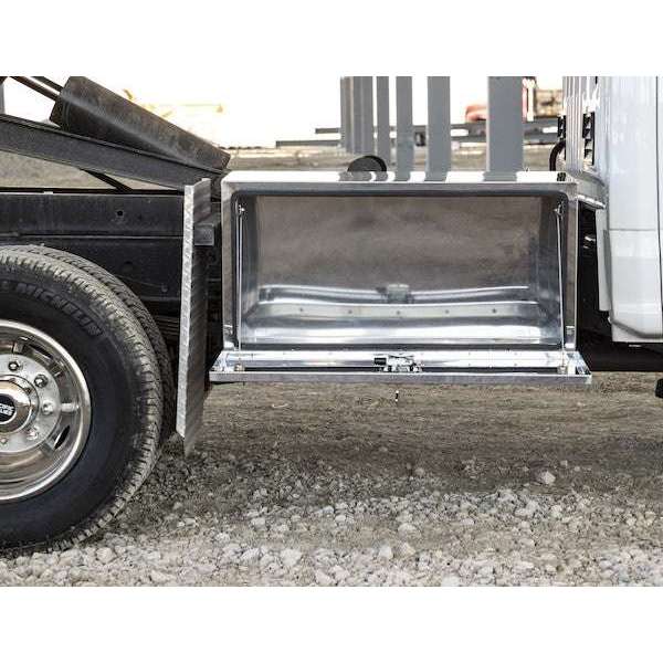 Buyers Products 18x18x48 Stainless Steel Underbody Truck Box With Stainless Steel Door - Highly Polished 1702660