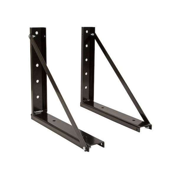 Buyers Products 18x24 Inch Bolted Black Structural Steel Mounting Brackets 1701010B