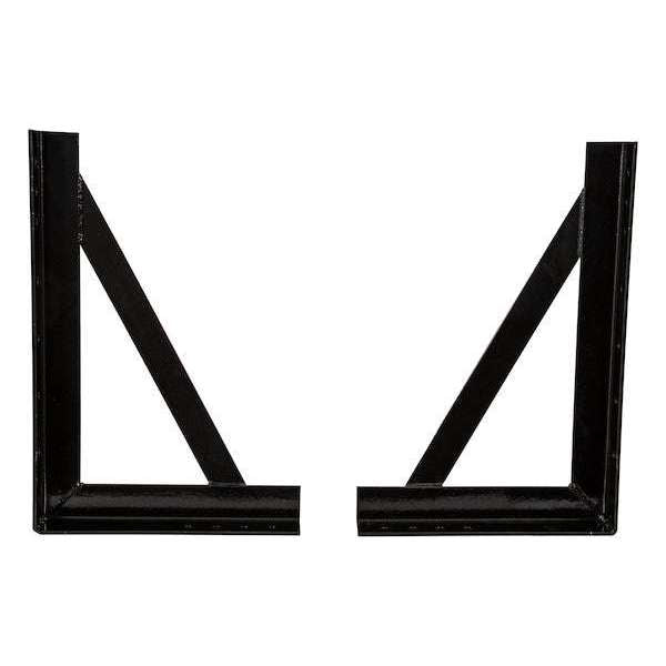 Buyers Products 18x27 Inch Welded Black Formed Steel Mounting Brackets 1701012