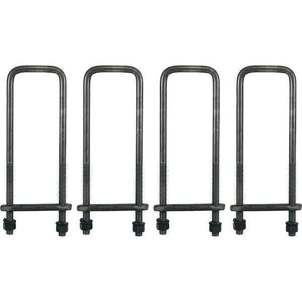 Buyers Products 24 Inch Square Bend 5/8 Inch U-Bolt Kit-4 Sets Model UB623524