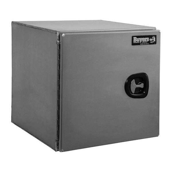 Buyers Products 24x24x24 Inch Smooth Aluminum Underbody Truck Tool Box - Single Barn Door, Compression Latch Model 1705325