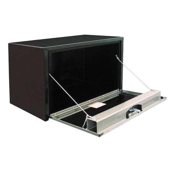 Buyers Products 24x24x36 Inch Black Steel Underbody Truck Box With Stainless Steel Door 1704705