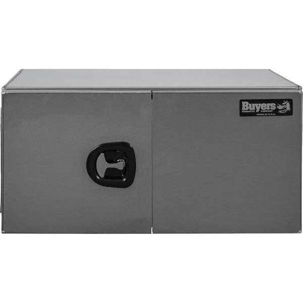 Buyers Products 24x24x48 Inch Smooth Aluminum Underbody Truck Tool Box - Double Barn Door, 3-Point Compression Latch 1705340