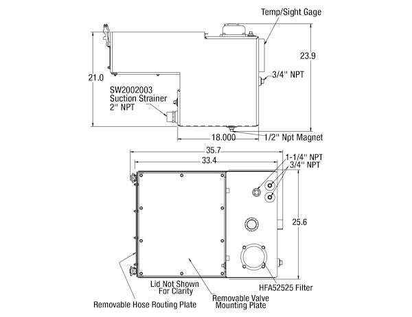 Buyers Products 30 Gallon Stainless Steel Reservoir SMR30VESS