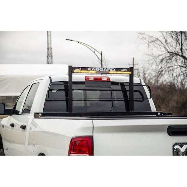 Buyers Products 71" Inch KabGard Heavy-Duty Steel Pickup Truck Headache Rack Bundle with Standard Mounting Brackets Model 85204