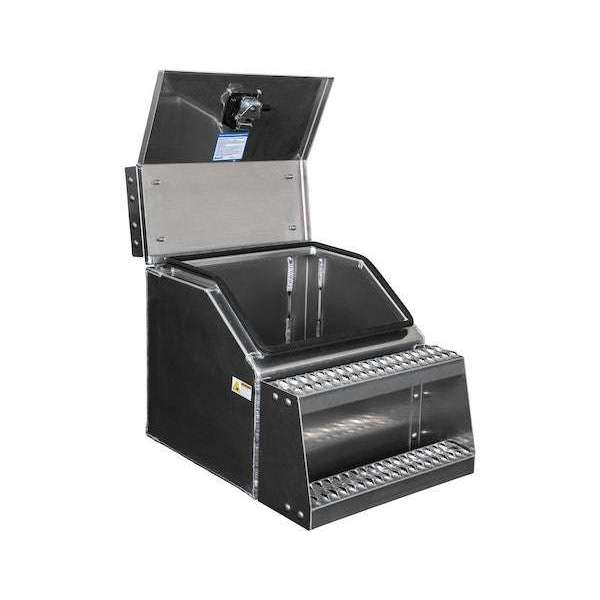 2inch Step Box Buyers Products WideOpen™ Class 8 Step Box for Semi Trucks - 22 Inch W ...