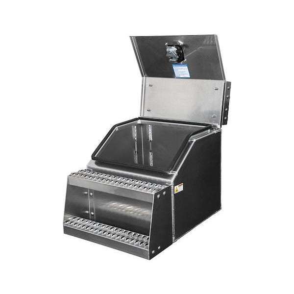 2inch Step Box Buyers Products WideOpen™ Class 8 Step Box for Semi Trucks - 22 Inch W ...
