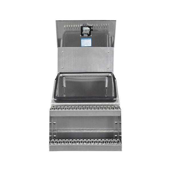 2inch Step Box Buyers Products WideOpen™ Class 8 Step Box for Semi Trucks - 22 Inch W ...