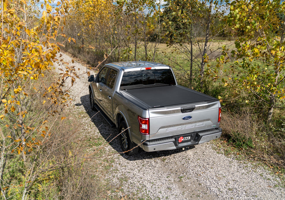 BAK Revolver X4s Hard Rolling Truck Bed Cover - 2016-2023 Toyota Tacoma 5' Bed with Deck Rail System Model 80426