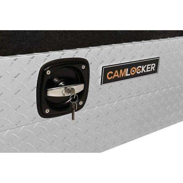 CamLocker Crossover Tool Box 71 Inch Low Profile Bright Aluminum With Rail Model S71LPRL