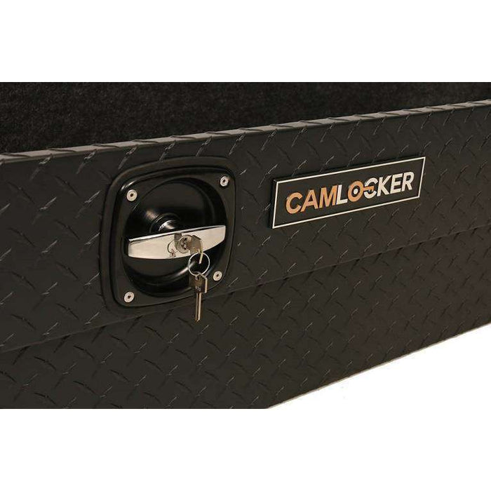 CamLocker Crossover Tool Box 71 Inch Low Profile Matte Black Aluminum With Rail Model S71LPRLMB